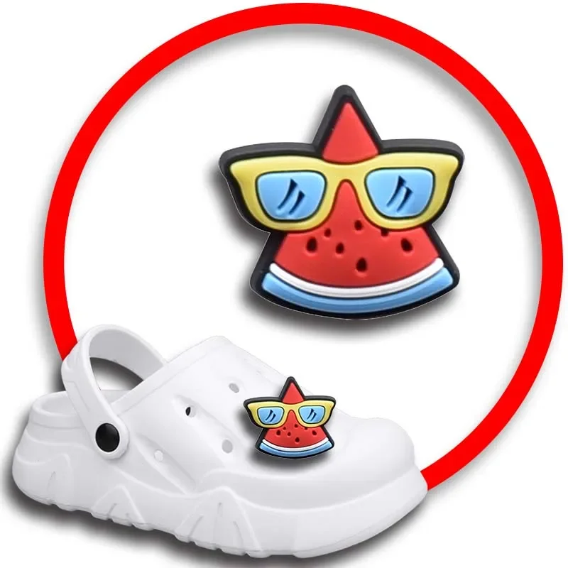 

Candy Vegetarian Shoe Charms for Crocs Sandals Women Clogs Pins Shoe Decorations Accessory Men Badges Kids Shoes Accessories