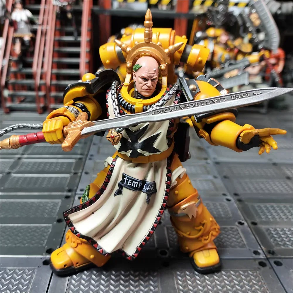 

Genuine JOYTOY 40K 1/18 Action Figure Imperial Fist First Warrior Sigismund Model Gift Collection Anime Figure Model