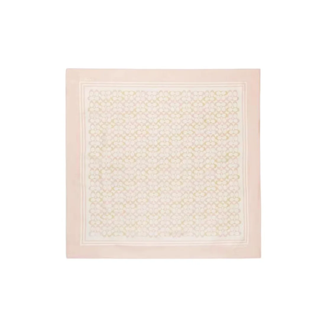 Écharpes en soie Mulberry COACH unisexe rose/bleu