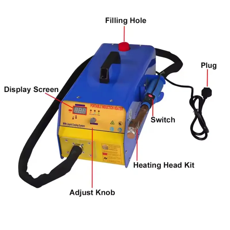 Niedriger Preis Elektromagnetische Hochfrequenz Hochfrequenz Handheld Metall Induktion Heizung Hochfrequenz Induktion Heizung Ausrüstung