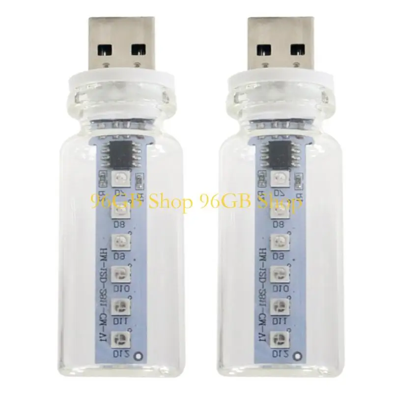 96GB 13 in 1 Multi Color USB Car Light Glass Cover Included for Bedroom Camping Easy Installation and Durability