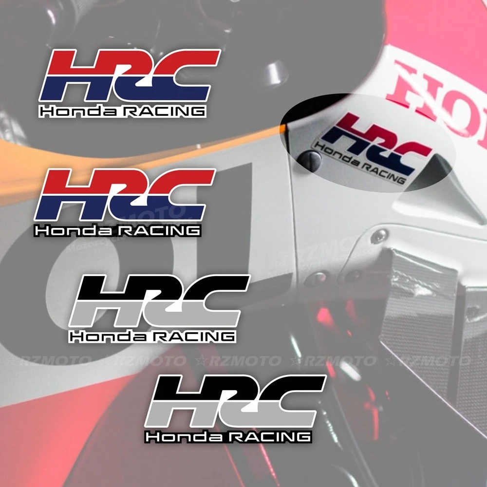 

HRC Honda Racing Motorcycle Decoration Stickers Reflective Waterproof Helmet Racing Decals CBR RCV Accessories Sponsor Stickers