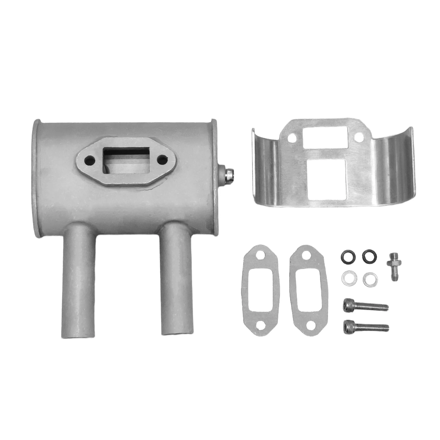 

Модель двигателя RCGF 60cc RE, выхлопная труба с радиатором, подходит для модели двигателя самолета RE6007, оригинальные детали, игрушки