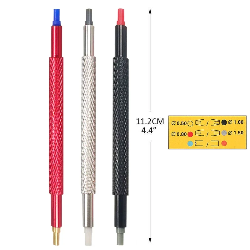 3pcs Watch Hand Presser Tool Set, Watchmaker Hand Fitting Pusher Kit, Wristwatch Repair Accessories for Hand Installation