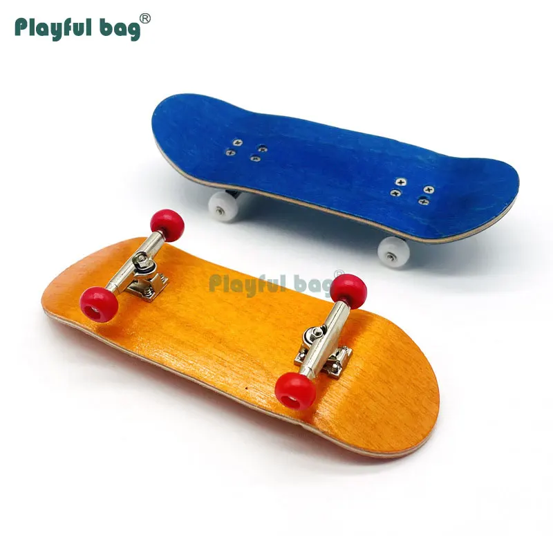 32 34MM fingerboard Maple deck Double rocker Mini finger skateboard Leisure Finger board accessory Decompression toys AMB238