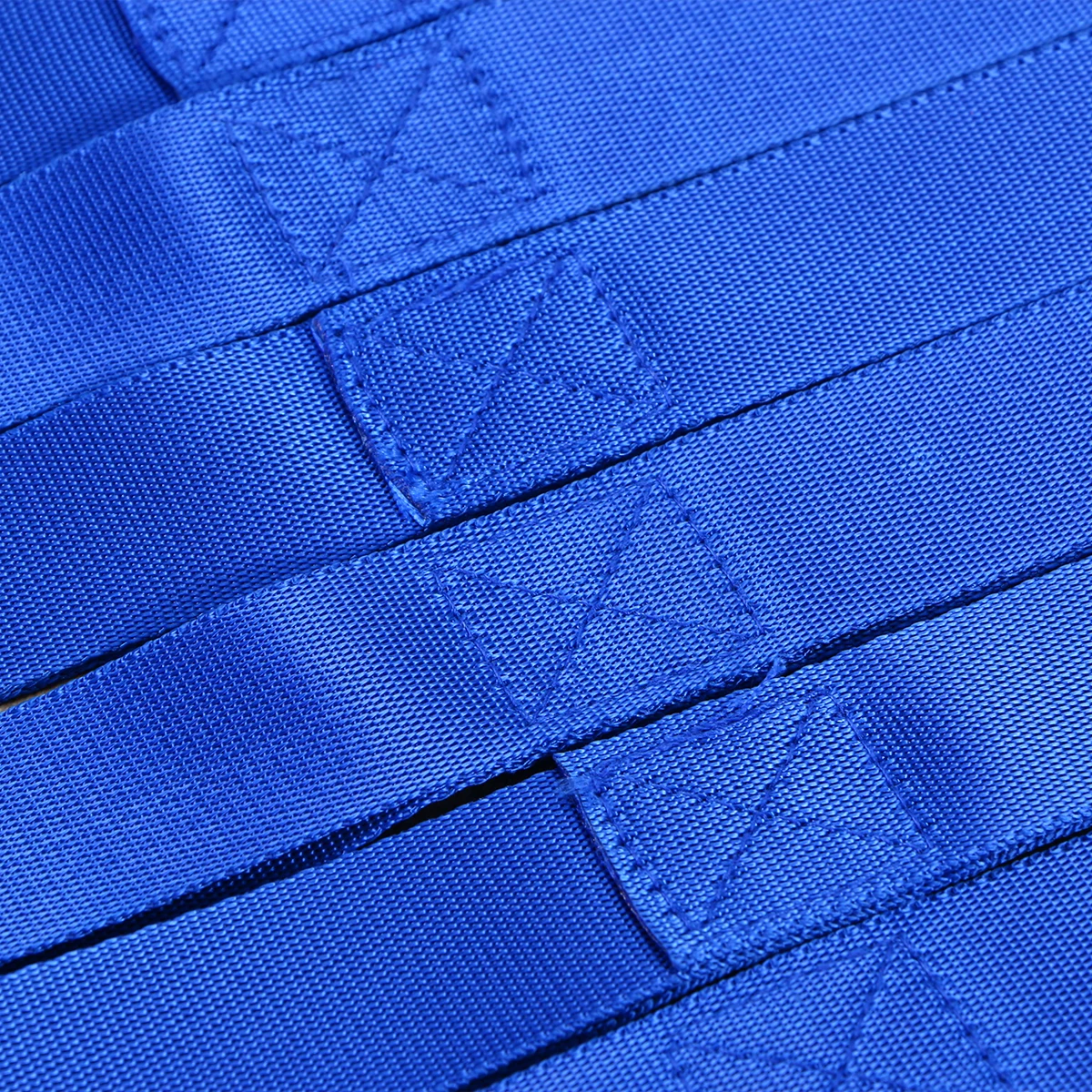 ATV UTV 오토바이 스쿠터 먼지 자전거 잔디 정원 장비를 고정하기위한 6pcs 루프 타이 다운 스트랩 (파란색)