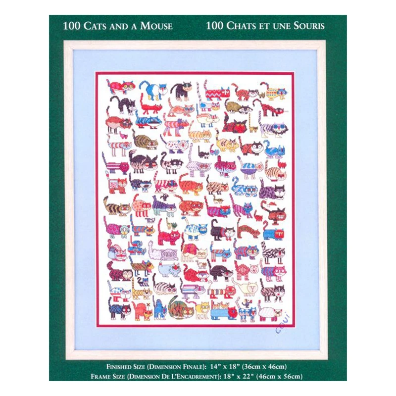 

The cross-stitch set 28CT, 18CT, 14CT and 11CT can be optionally equipped with the saga printed fabric handcrafted material pack