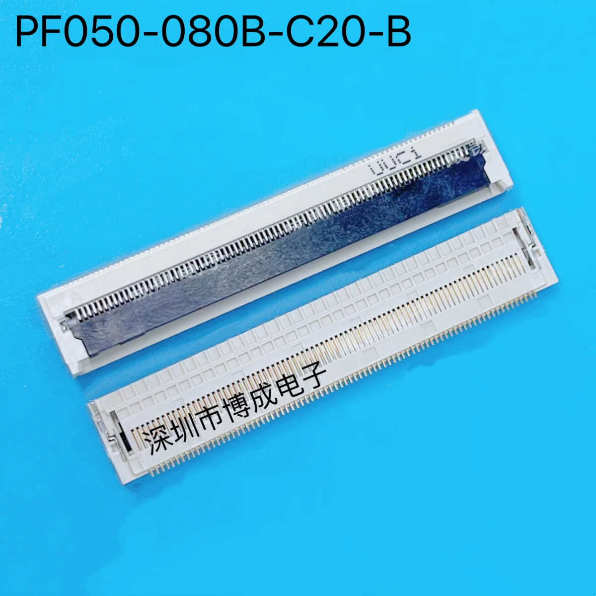 

5PCS/FFC/FPC connector PF050-080B-C20-B 0.5MM pitch 80pin clamshell UJU original spot