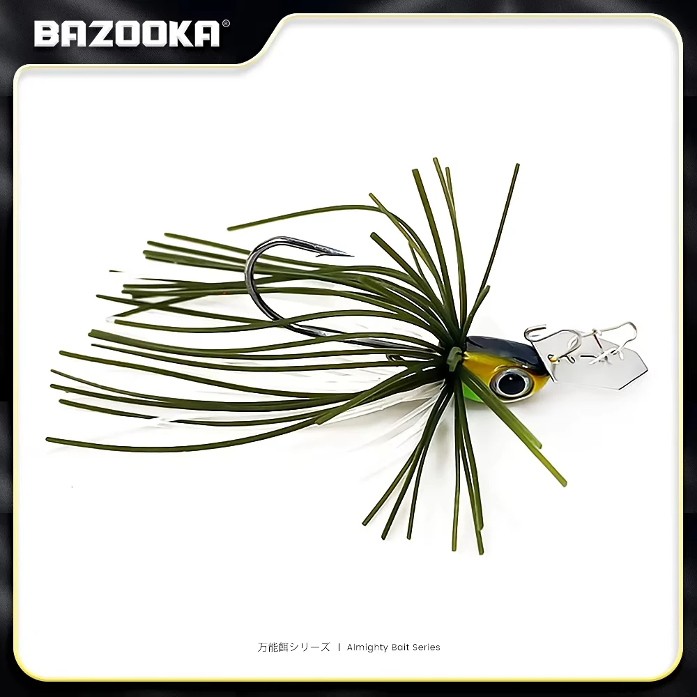 Bazooka Spinnerbait Draht Köder Angeln Köder Set Metall Spinner Haken Löffel Wobbler Künstliche Pailletten Bass Hecht Karpfen Eis Winter