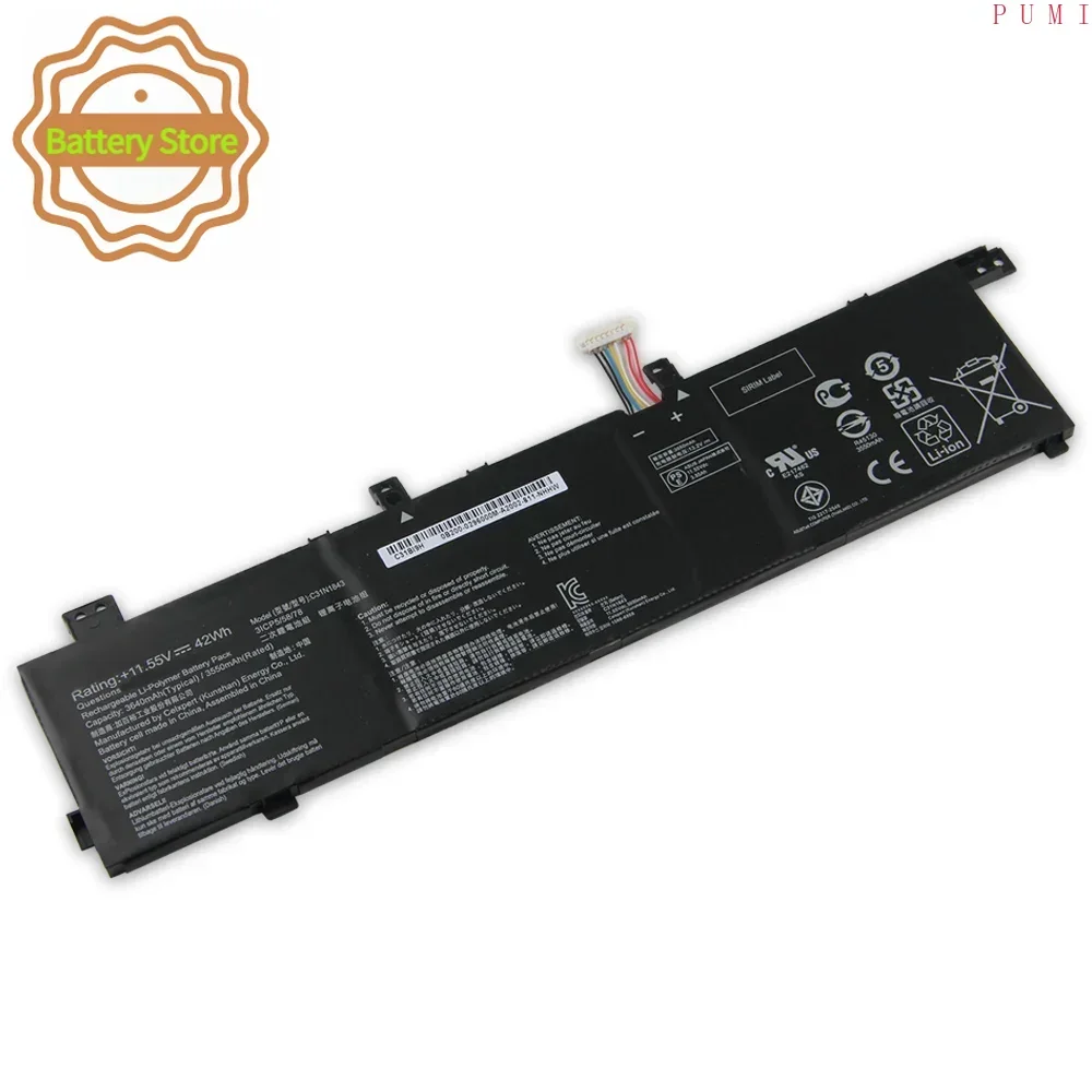 C31N1843 Replacement Battery For ASUS VivoBook 15.6″ S14 S15 Series S432FL S532FA S532FL X532FL High Quality Batteries 3600mAh