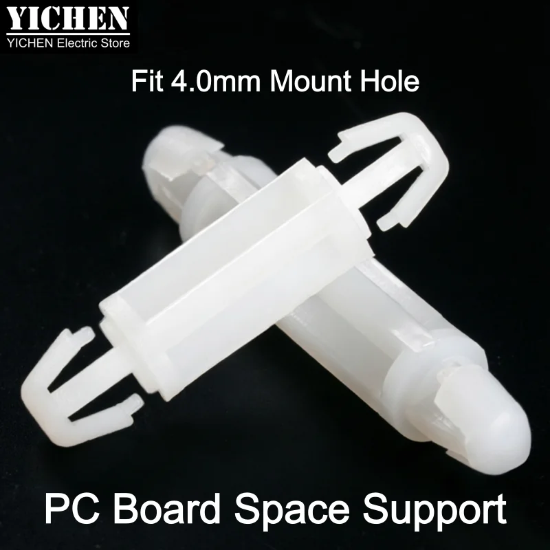100pcs PCB Spacer Standoff Nylon PA66 Support Column Insulating Mounting Post for 4mm Mount Hole Circuit Board Fastener