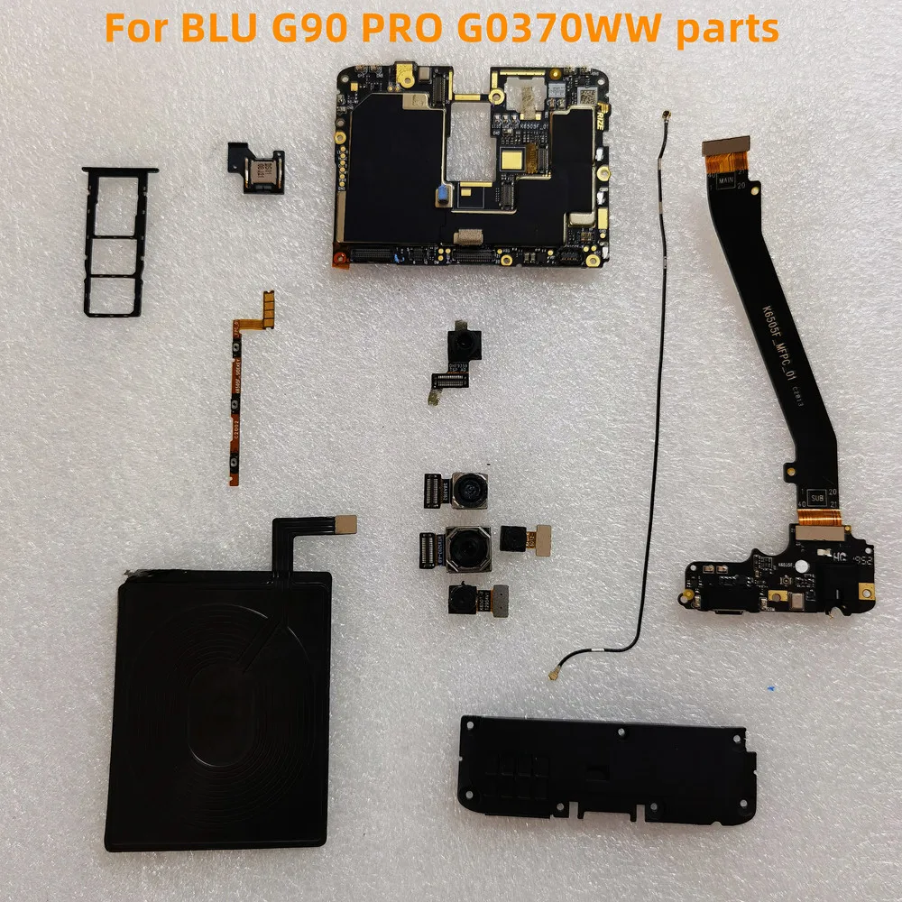 

Pop для BLU G90 PRO G0370WW, материнская плата, динамик, трубка, кабель для камеры, зарядная плата, USB-запчасти для мобильного телефона, держатель SIM-карты