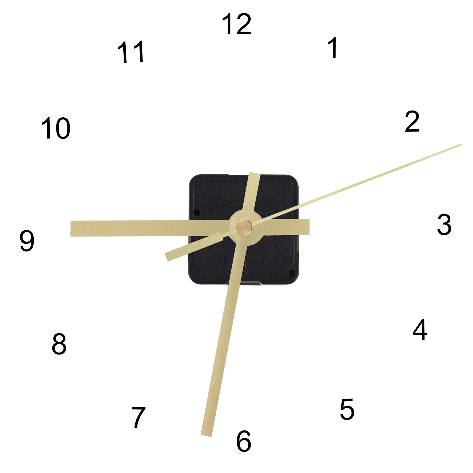 Quarzbatteriebetriebene, leise Wanduhr-Bewegungsmechanismen für Heimwerker/Reparatur, Ersatz von Uhrenteilen – Detail 13