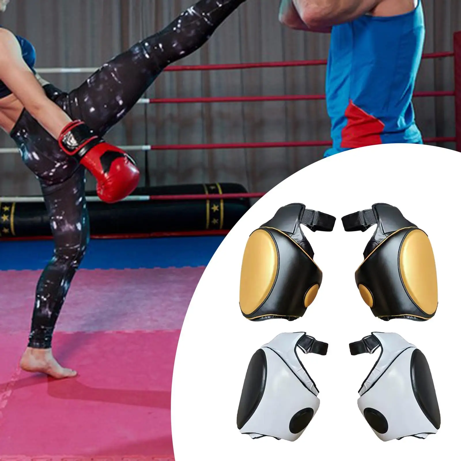 Kickboxing Thigh Pad Comfort Leg Kick Pad for Sparring Boxing Coach Trainer