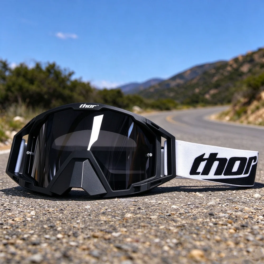 Motorbike All‑Weather Cross‑Country Goggles, Dust‑Shield UV‑Protection Motocross Dirt Bike Enduro Off‑Road Eyewear
