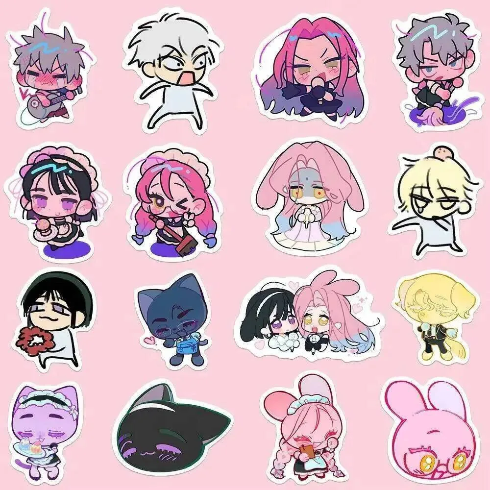 

80PCS ALIEN STAGE Till Mizi Sua Luka Anime Stickers Cute Cartoon Decoration Suitcase Laptop Phone Stationery Manga Sticker