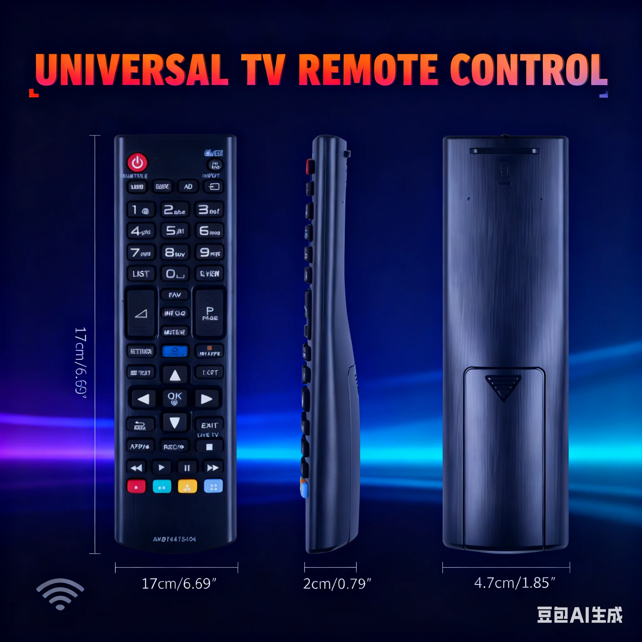 AKB74475404 Replacement Remote Control - 100% Full Functionality, Fit for AKB73715603/49LF590V60R & More