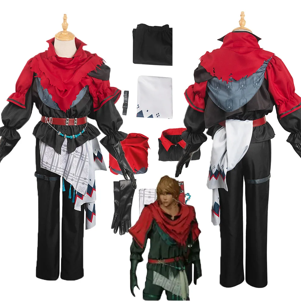 

Game Final Fantasy XVI FF16 Joshua Cosplay Adult Man Top Pants Costume Fantasia Disguise Outfits Halloween Party Roleplay Suit