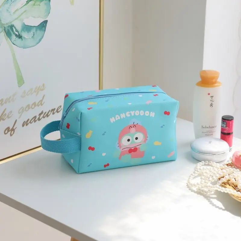 Cartoon Kulomi Leather Large Capacity Hand-Owned Makeup Bag Three-dimensional Rectangular Makeup Storage Bag Pen Bag