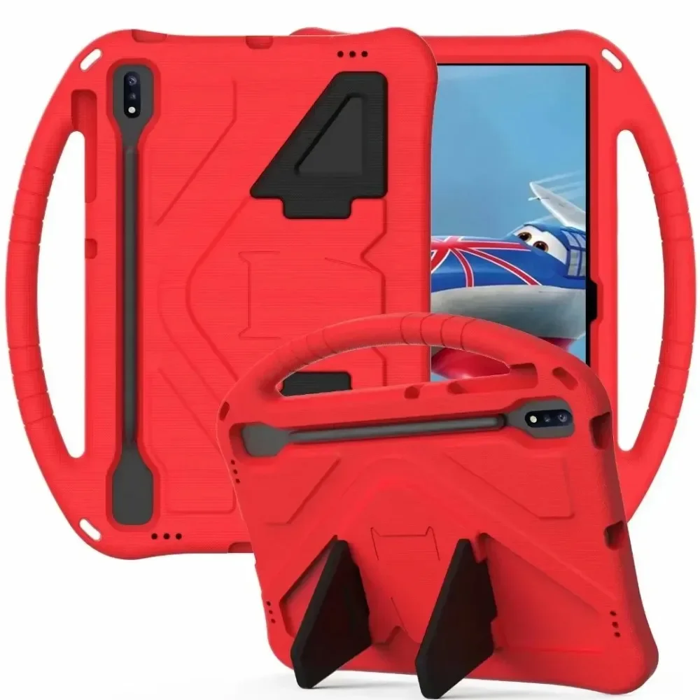Case For Samsung Galaxy Tab S7 S8 Plus S9 FE S10 Ultra 11 12.4 14.6 inch Kids Portable EVA Foam Shockproof Cover with Kickstand