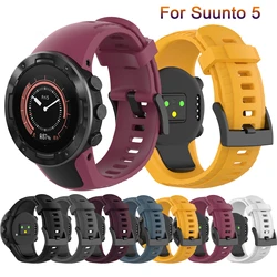 Silicone Sports Wrist Strap For Suunto 5 Smart Watch Replacement WatchBand Bracelet belt For Suunto 5 Band Accessories