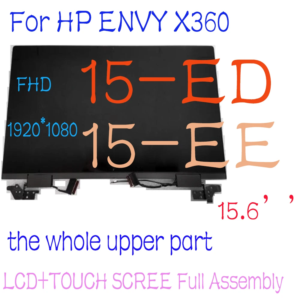 15.6'' LCD For HP ENVY X360 15-ED1502TX 15M-ED0013DX 15T-ED000 15-EE1018NR 15Z-EE 15M-EE LCD Display Touch Screen