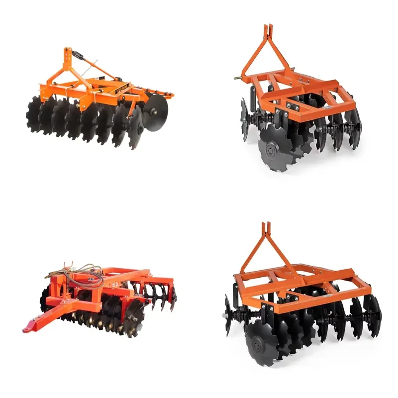 for High Quality Diesel Powered Stainless Steel Disc Harrow 127 200mm Working Depth Efficient Soil Preparation Agricultural