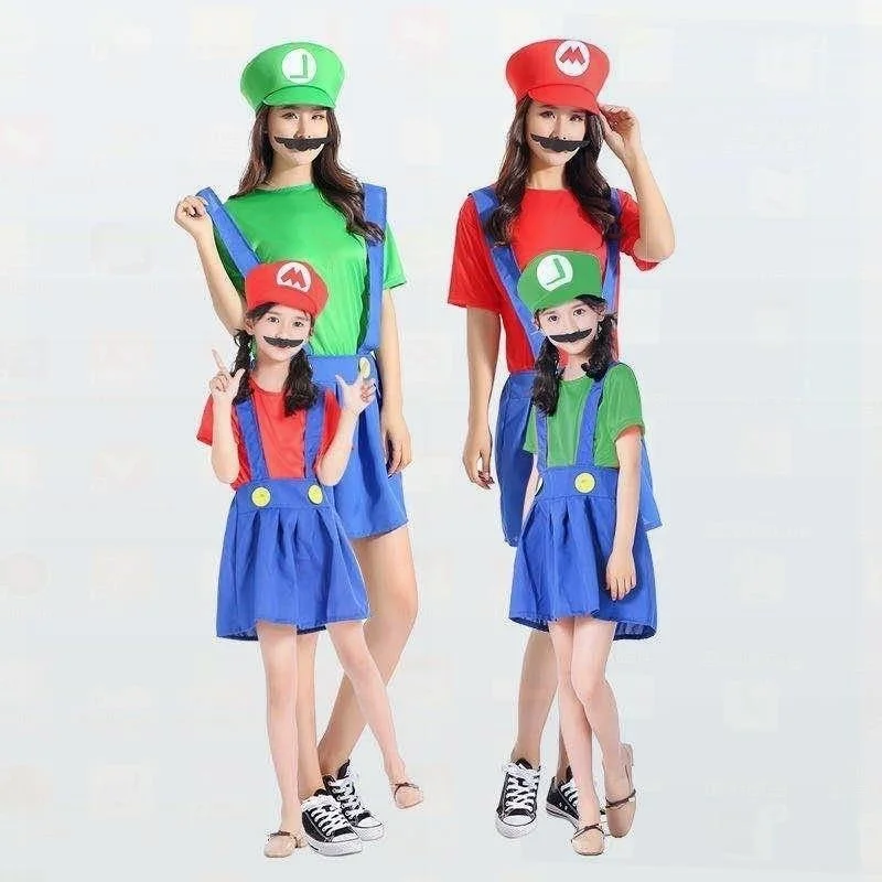 جديد loween مستوى ماريا تأثيري الكرتون أنيمي زي Superay الوالدين والطفل دور بلانغ دعوى مستوى الأشرطة الكتف