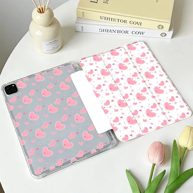 Pencil Slot Funda Case For IPad Mini6 8.3 air3 10.5 Pro11 2nd 3rd 4th iPad 10.2 7/8/9 4/5th 10.9 iPad A16 2025 11th Air11/13
