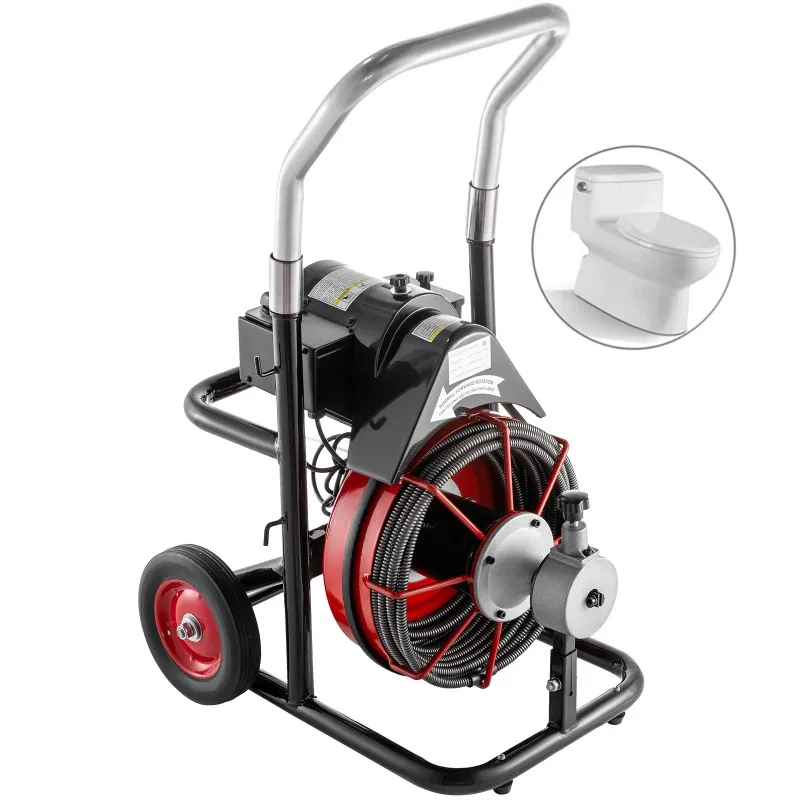 

Новая пластиковая канализационная машина для очистки сливов в виде змеи 100 х 3/8 дюйма, оптика, холодная вода для засоренных туалетов, раковин, стоков в полу