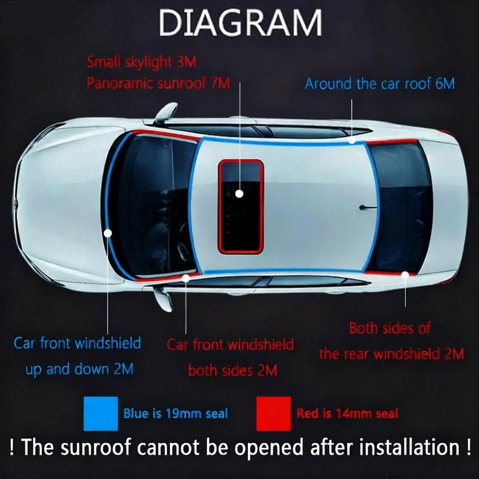 زجاج السيارة الأمامي سدادة مطاطية الغبار مقاوم للماء الحد من الضوضاء باب السيارة شريط عازل مطاطي للسيارات سيدان شاحنة بيك اب RV