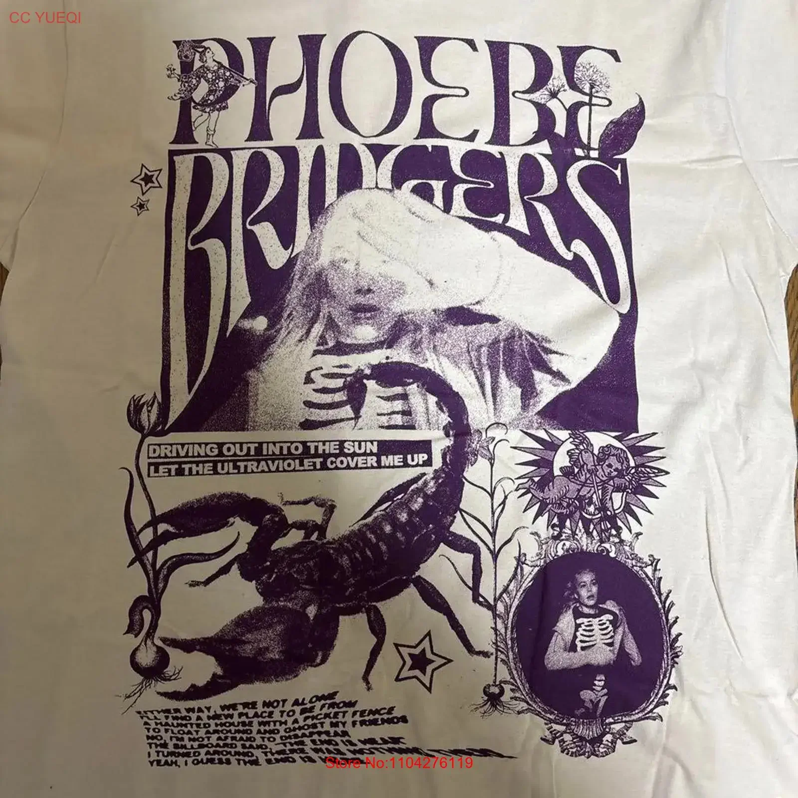 90s Phoebe Bridgers T shirt Classic style Reprint digital vintage Washed designer clothes Unisex Stretched Stylish Comfortable