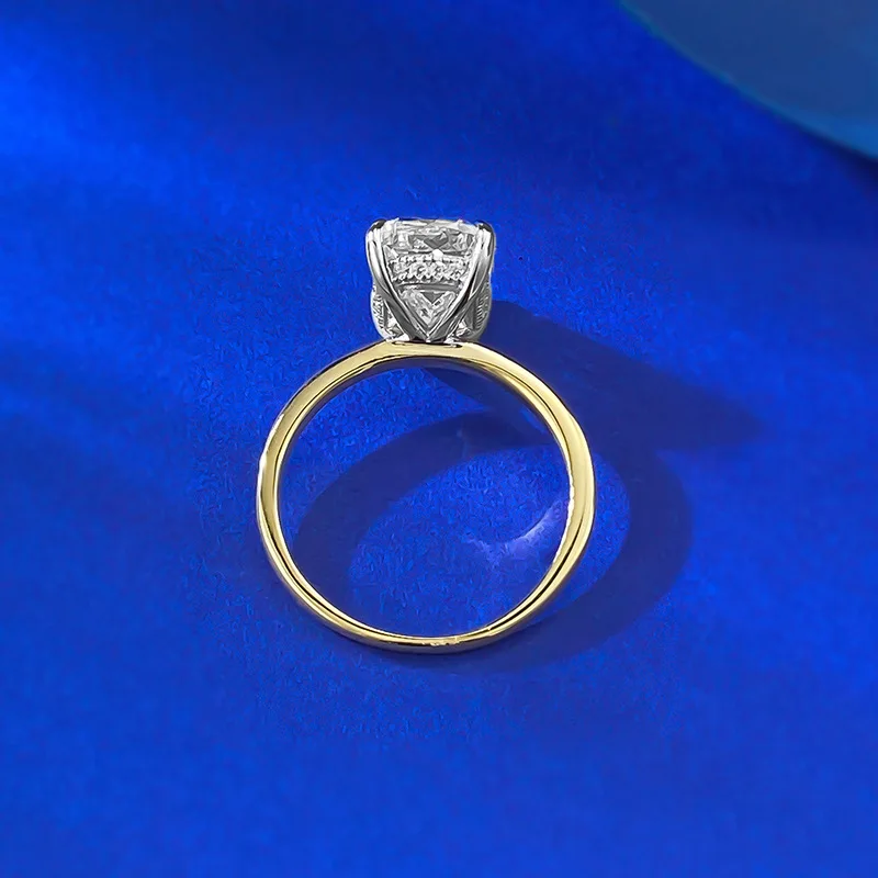 Fine 3Ct Lab Diamond Ring 100% Real 925 Sterling Silver Party Wedding Band Rings for Women Bridal Engagement Jewelry Gift - Image 4