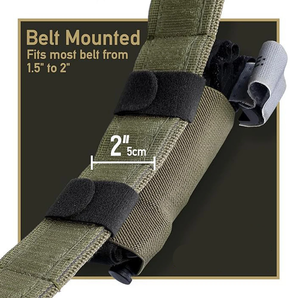 Tourniquet-Halterung TQ-Hülle Tasche Elastisches Band Molle Klettverschluss für Brustgurt Einsatzgürtel Zubehör – Detail 5