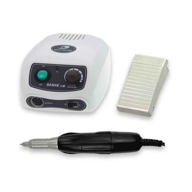 2026/RHJC RENHE 119 Strong Brush Micromotor Electrico Mini Jewelry Grinder Polisher Portable Micro Motor