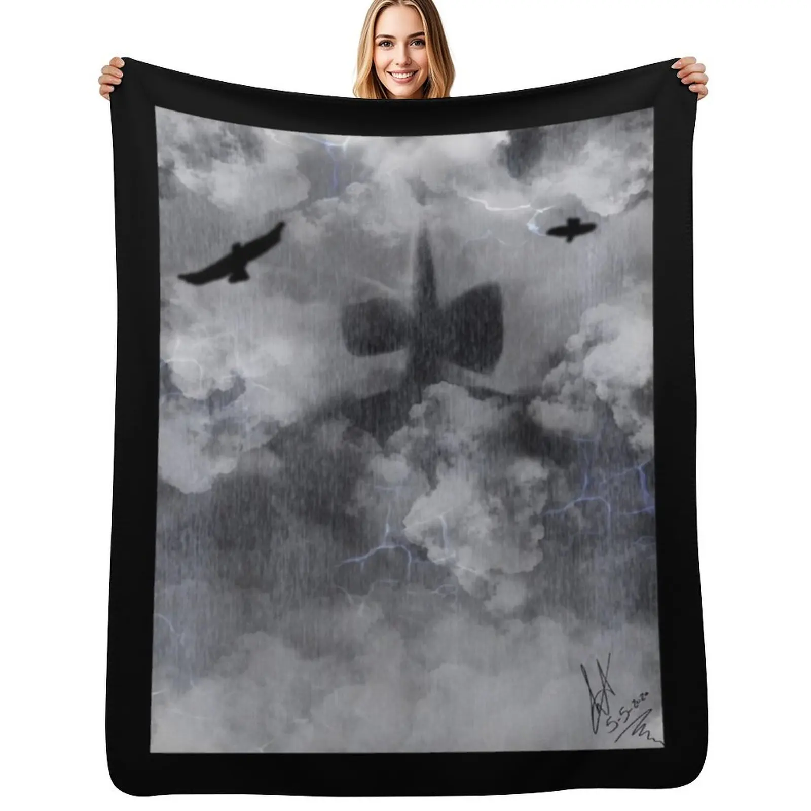 Siren head Throw Blanket Giant Sofa Fashion Sofas Softest Soft Plaid halloween Luxury St Blankets