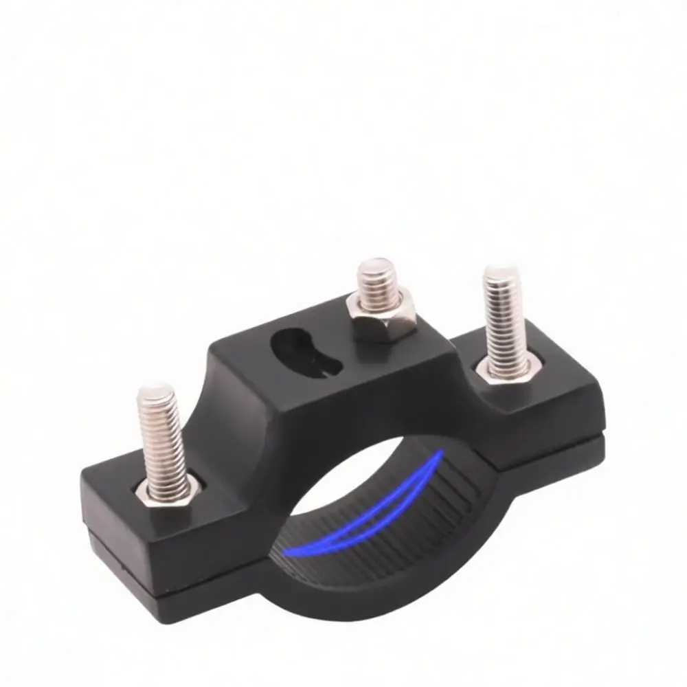 Universal Spotlight Mounting Clamp For Motorcycle Handlebar Electric Scooter Bumper External LED Fog Light Bracket Holder Black