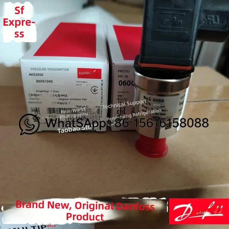 AKS3050 060G1045 New Danfoss Pressure Sensor 060G6430 New Pressure Transmitter Industrial HVAC Refrigeration High Precision