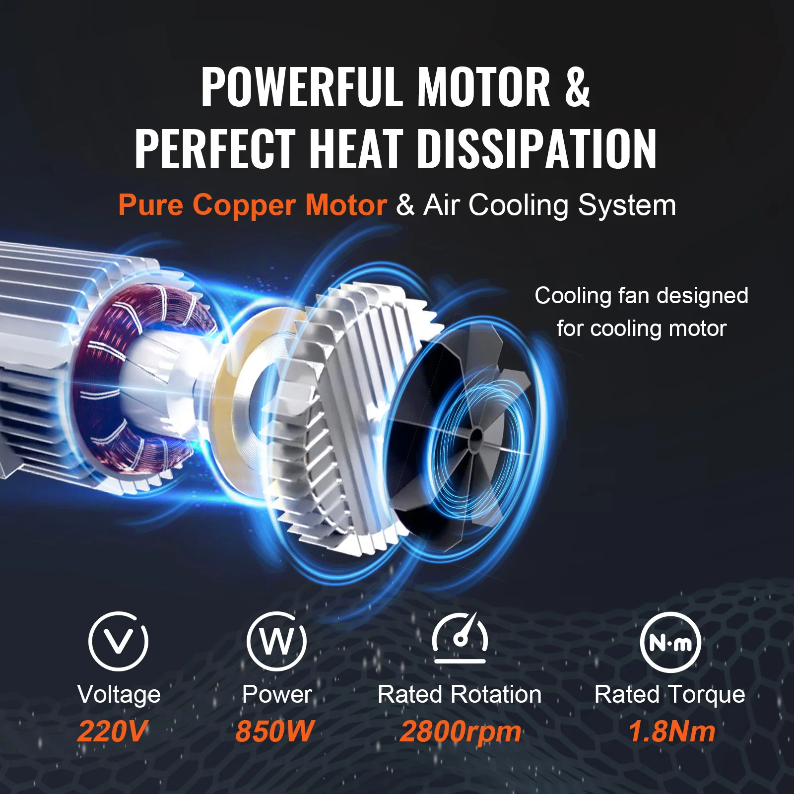 VEVOR elektrische Seilwinde 200kg bis 400kg Hubhöhe 12m Seilzug Motorwinde 850W Kupfermotor Flaschenzug 10m/min Hubgeschwindigkeit Hebezug mit