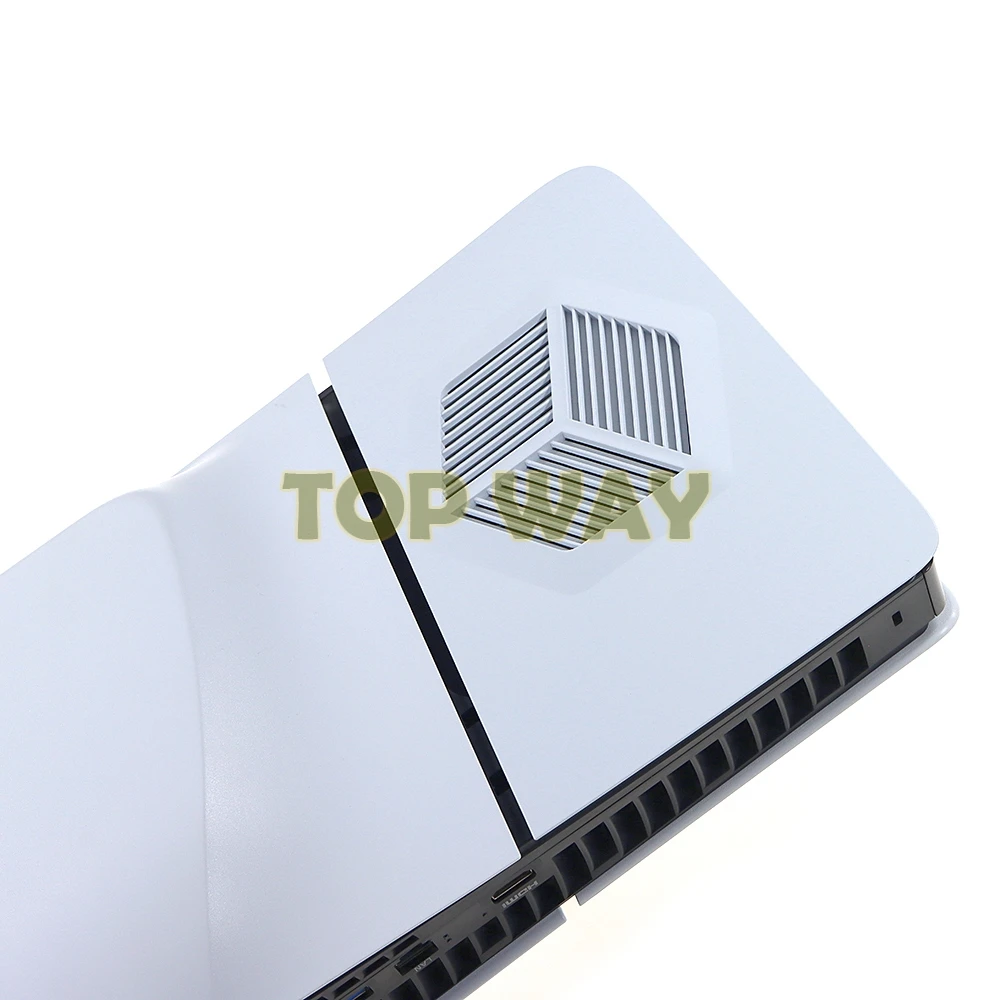 1 مجموعة ل بلاي ستيشن 5 سليم Faceplates الغطاء العلوي شل الحال بالنسبة PS5 سليم محرك الأقراص الضوئية الرقمية وحدة التحكم اليسار اليمين سطح التيار المتناوب #1