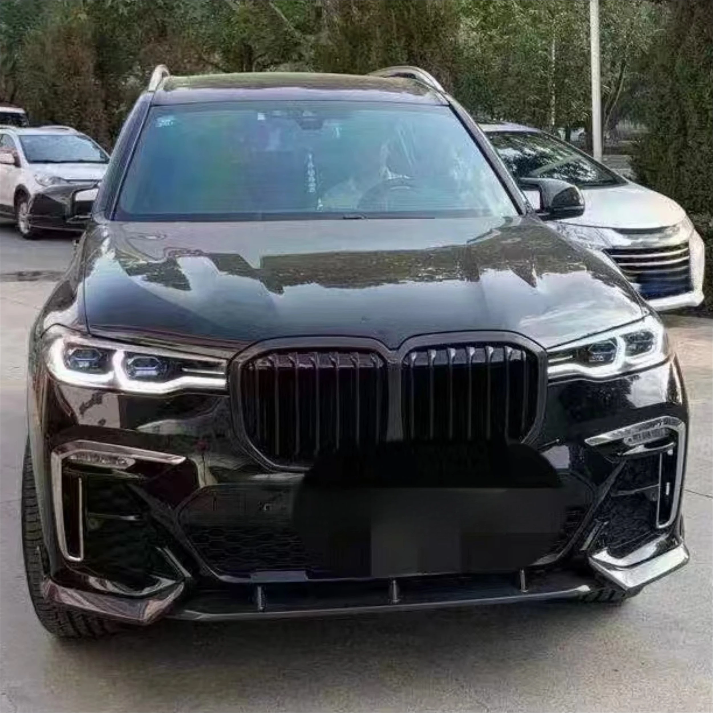 RELI لسيارات BMW 7 Series X7 ألياف الكربون العلامة التجارية الجديدة مجموعات الجسم الجبهة الشفاه الخلفية الشفة الجانبية تنورة المفسد ترقية قطع غيار السيارات لـ G07 2018 +