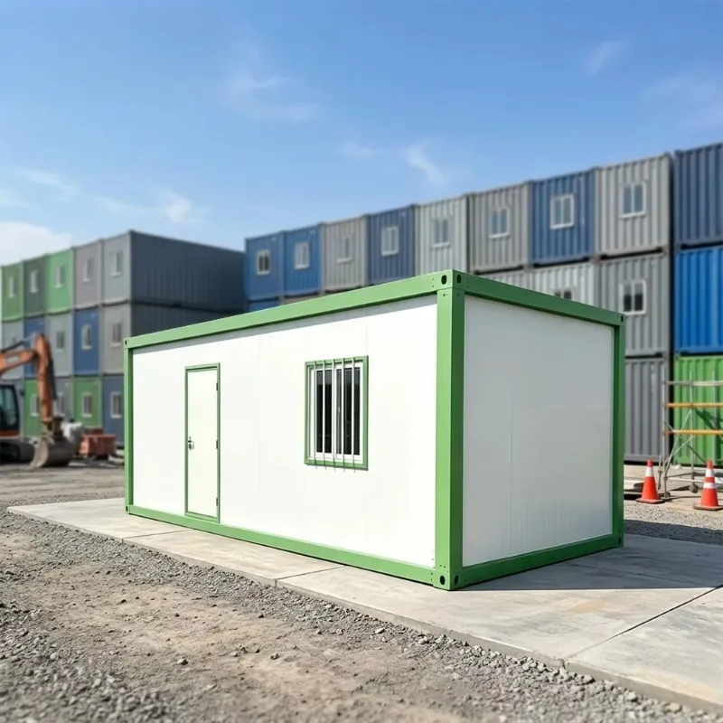 Container House with Multi Story Stacking for High Density Labor Camp and Site Office Modular Housing Units Customized