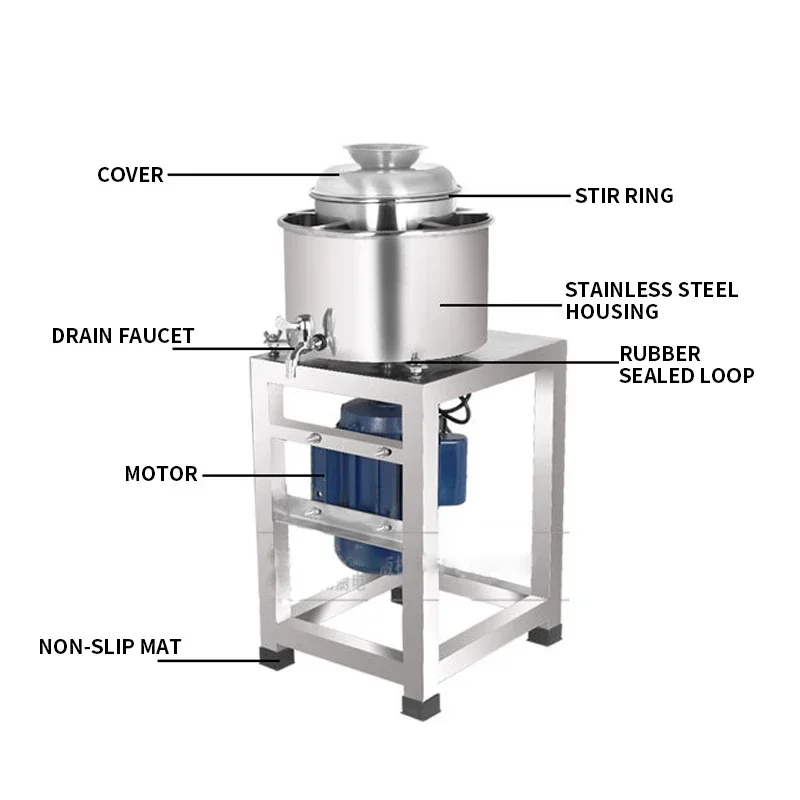 Factory Direct 2026 Commercial Type 24 Meatball Beater Stainless Steel 4kg/time Electric Meat Mincer Grinder Processing
