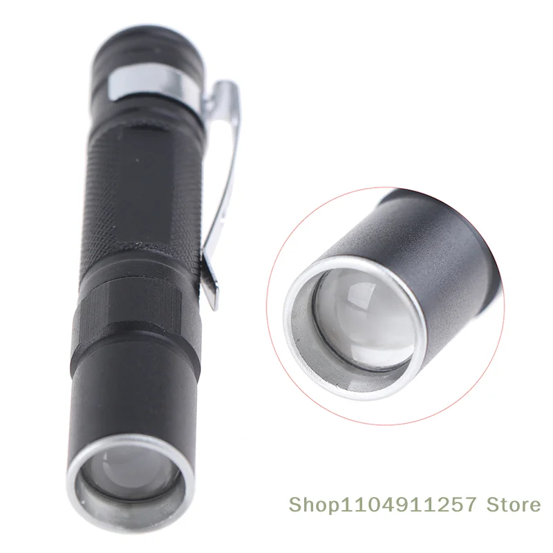 Mini linterna LED portátil con bolígrafo de 2000LM, linterna de bolsillo con luz impermeable