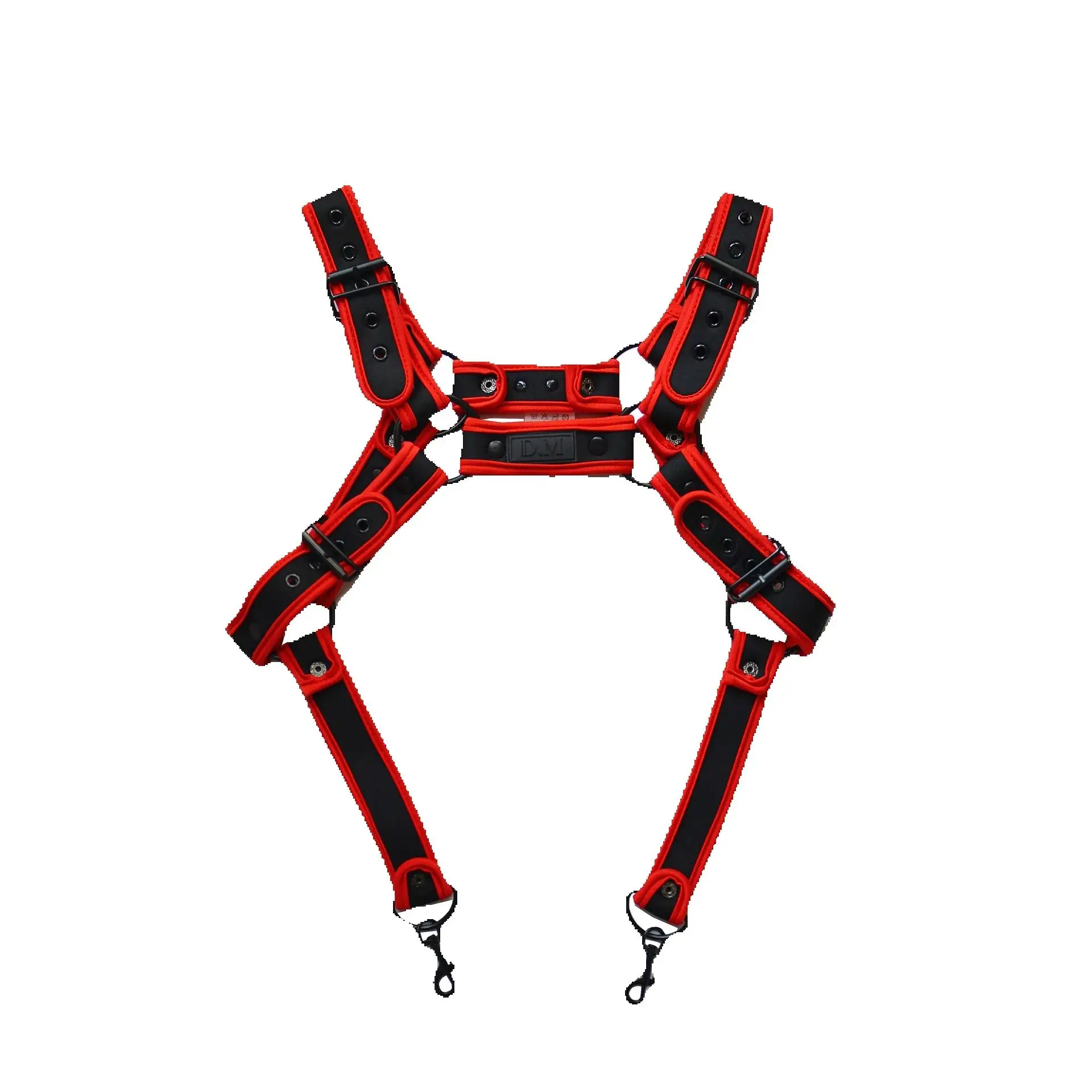 

Хит продаж, мужской нагрудный ремень красного цвета, наплечный ремень, нагрудный ремень в стиле панк-рейва, металлическая пряжка, украшение в виде планшетов