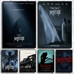 Nosferatu 2024 Classic Horror Vampire Movie Vintage Film Poster Canvas Painting Wall Art Pictures Home Living Room Decor