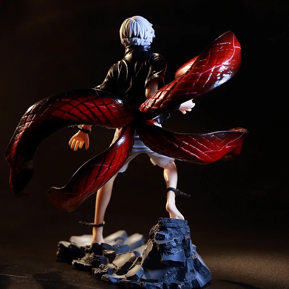 Tokyo Ghost Anime Figuren Kaneki Ken Masker Battle Action Figure Double Head Pvc Standbeeld Beeldje Model Pop Decor Ornamenten Speelgoed
