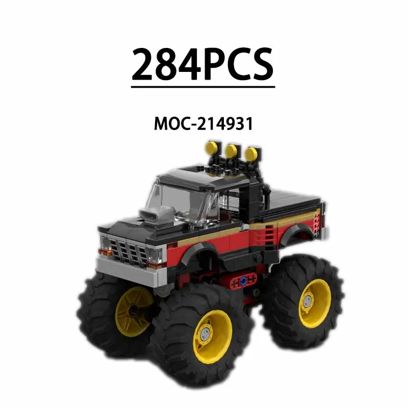 

MOC-214931 Heavy Truck 284 Pieces, Cargo Truck Model Kit, Children's Birthday Gift, Christmas Toy Gift for Boys