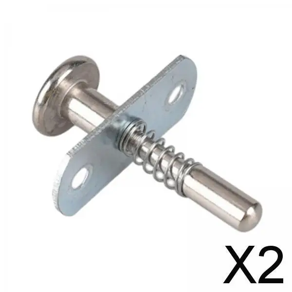 2X Spring Loaded Latch Pin Durable Replacement Hardware for Window Screen Parts