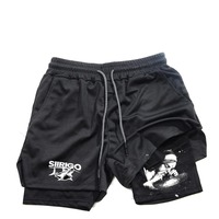 New Sports Shorts 2-in-1 Male Breathable and Informal Sportswear Jogging Double Layer Summer Fitness Running Basketball Shorts